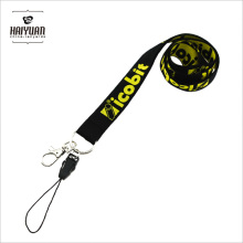 Customized Lanyard with Woven Logo for Key or Card Holder